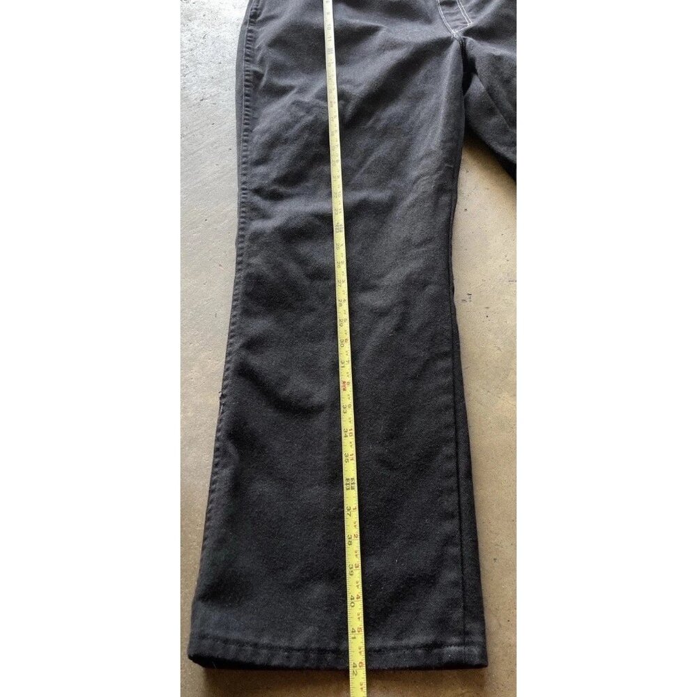 Vintage Maverick Mens Black Embroidered Jeans Mens Sz 42 Made USA Baggy Pants - Picture 4 of 16